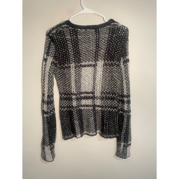 Royal Bones Daang Goodman Plaid Goth Grunge Dark Academia Sweater Size‎ Small - Picture 6 of 12